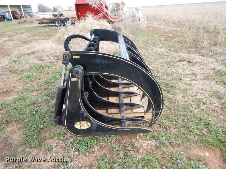 image for item GK9634 M&M 72"W skid steer grapple bucket