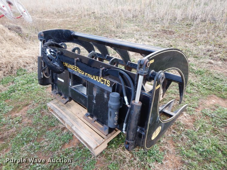 image for item GK9634 M&M 72"W skid steer grapple bucket