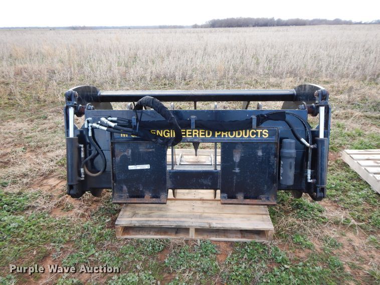 image for item GK9634 M&M 72"W skid steer grapple bucket