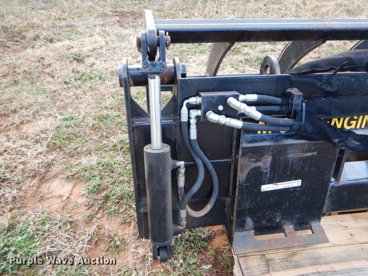 image for item GK9634 M&M 72"W skid steer grapple bucket