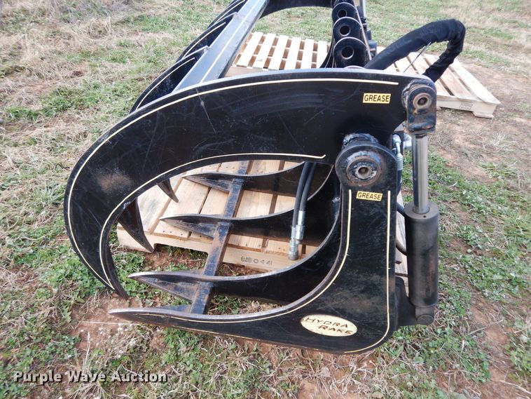 image for item GK9634 M&M 72"W skid steer grapple bucket