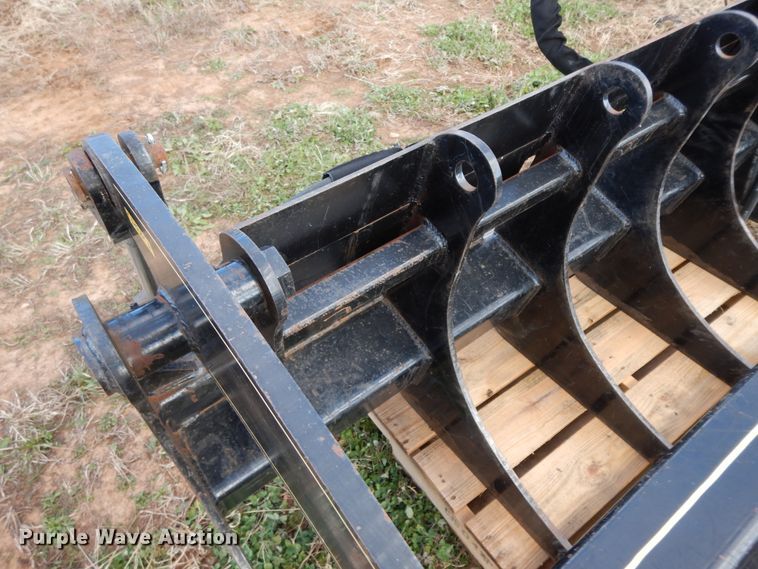 image for item GK9634 M&M 72"W skid steer grapple bucket