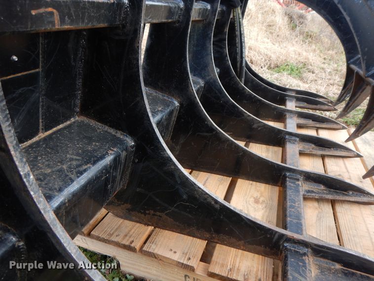 image for item GK9634 M&M 72"W skid steer grapple bucket