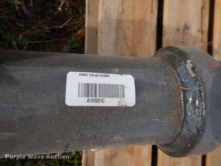 image for item GK9640 Belltec HSDA120-48AUGER skid steer auger