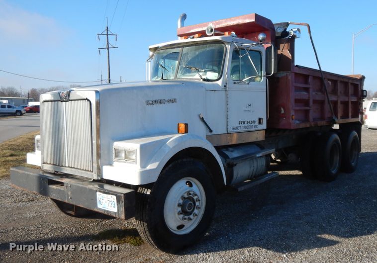 image for item GK9655 1995 Western Star 4900  dump truck