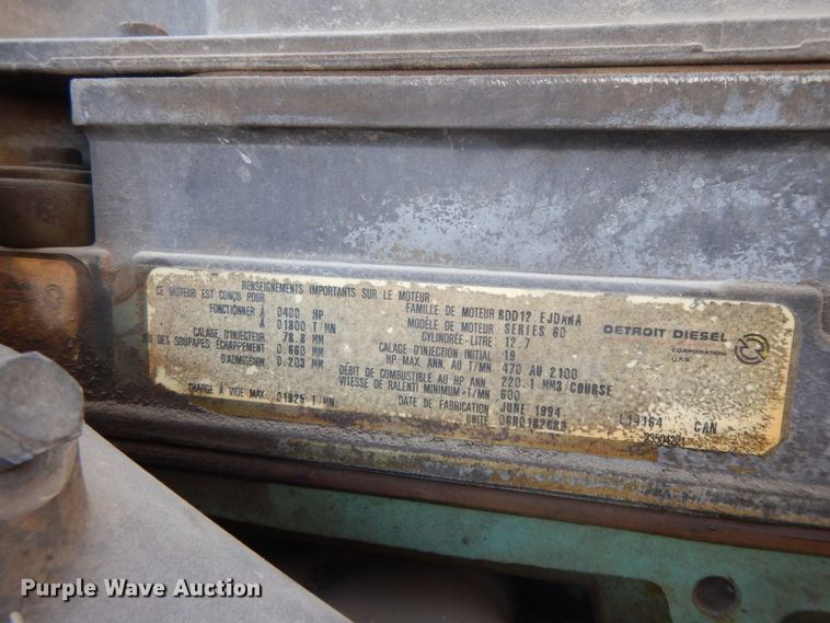 image for item GK9655 1995 Western Star 4900  dump truck