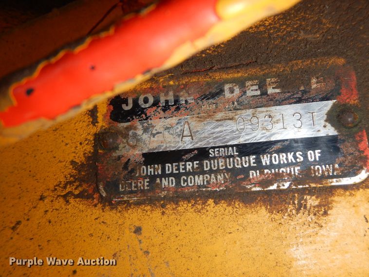 image for item GK9667 1980 John Deere 670A  motor grader
