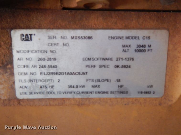 image for item GQ9881 Caterpillar C15 Acert 15.2L six cylinder diesel engine