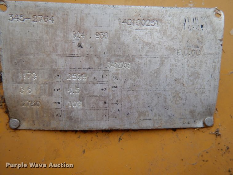 image for item HD9153 2017 Caterpillar 926M  high lift wheel loader