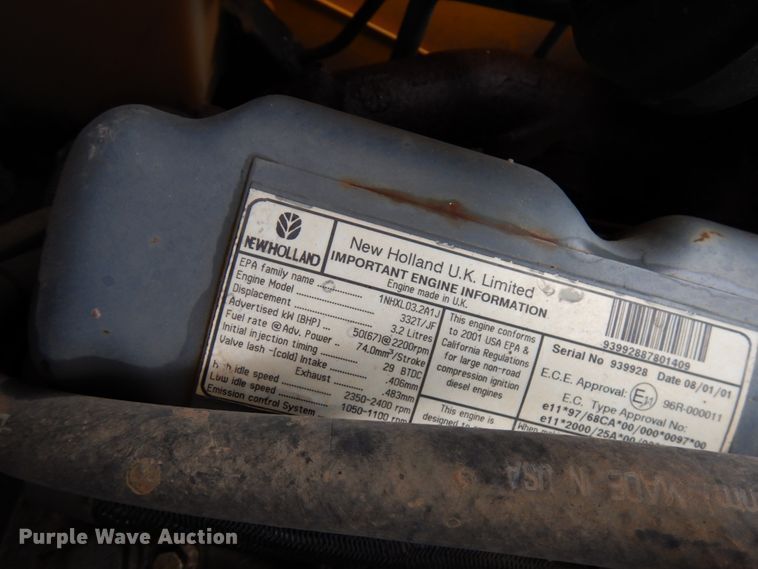 image for item HD9231 2001 New Holland LS180  skid steer loader