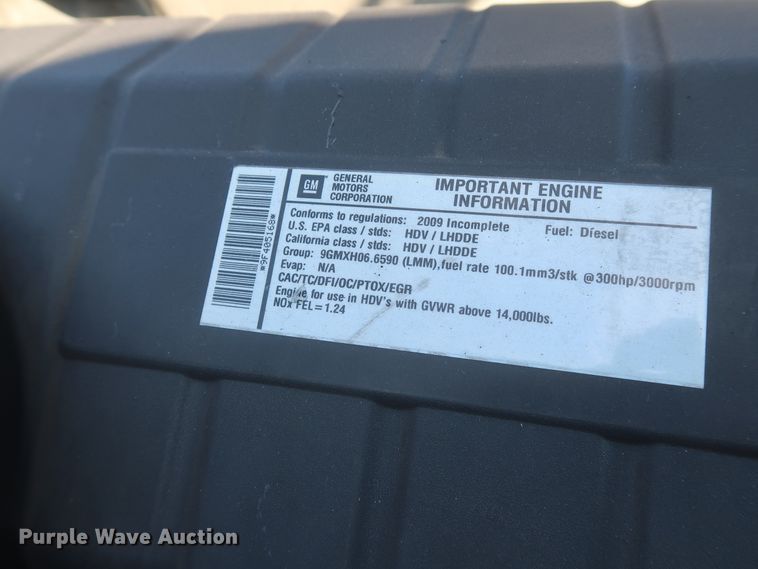 image for item HK9608 2009 GMC C5500  bucket truck