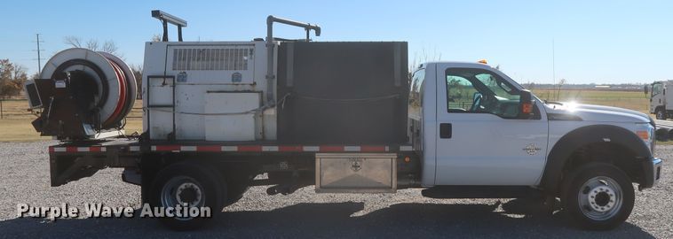 image for item HK9610 2015 Ford F550 Super Duty XL  sewer jetter truck