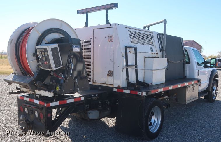 image for item HK9610 2015 Ford F550 Super Duty XL  sewer jetter truck
