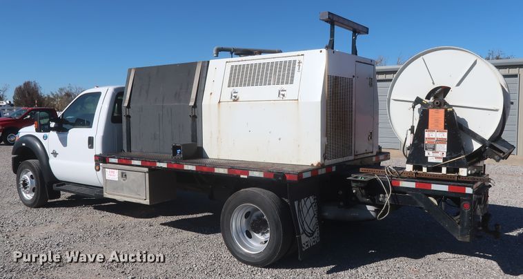 image for item HK9610 2015 Ford F550 Super Duty XL  sewer jetter truck