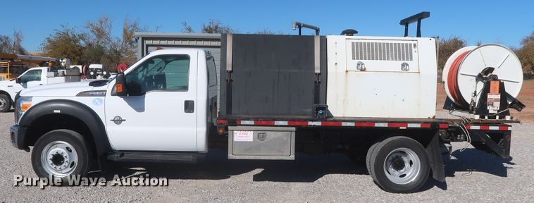 image for item HK9610 2015 Ford F550 Super Duty XL  sewer jetter truck