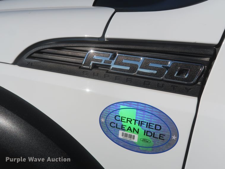 image for item HK9610 2015 Ford F550 Super Duty XL  sewer jetter truck