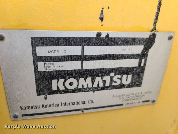 image for item HM9783 1998 Komatsu WA500-3L  wheel loader