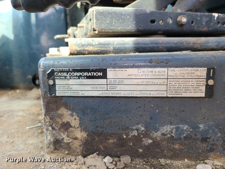 image for item HM9833 1997 Case 721B  wheel loader