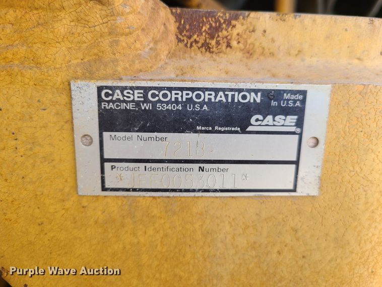 image for item HM9833 1997 Case 721B  wheel loader