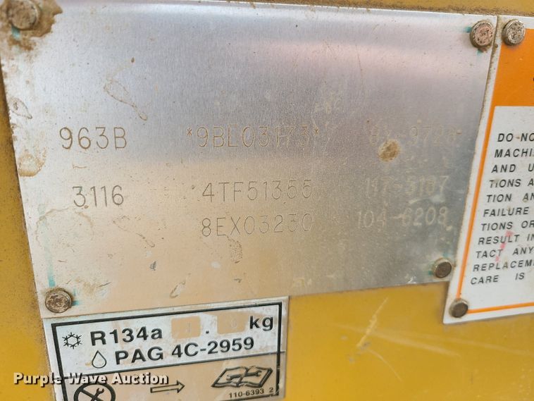 image for item HM9840 1999 Caterpillar 963B  track loader