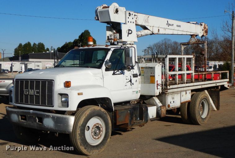 image for item HP9083 1994 GMC TopKick  crane truck