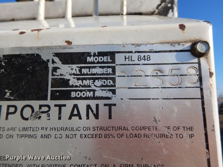 image for item HP9083 1994 GMC TopKick  crane truck