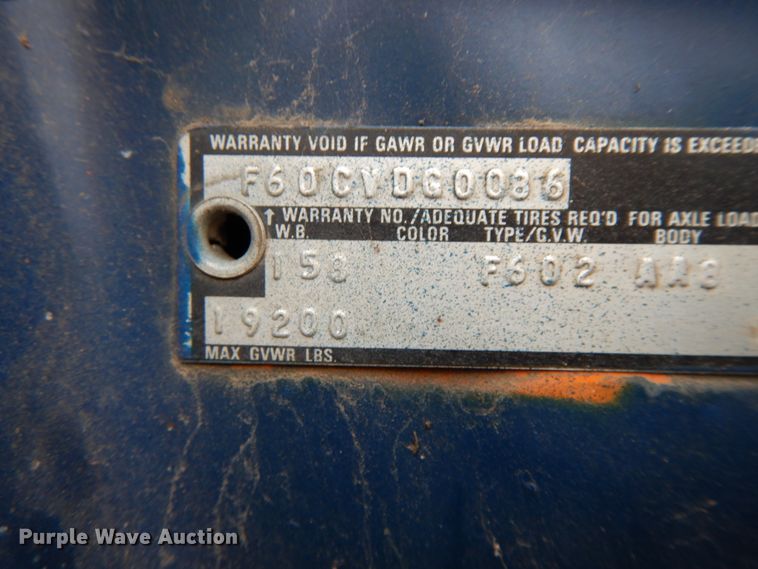 image for item HP9098 1979 Ford F600  dump truck