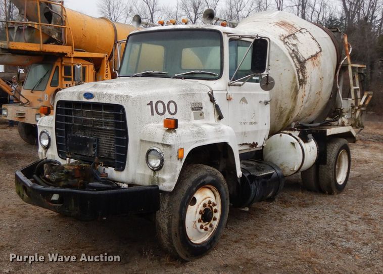 image for item HP9099 1985 Ford 9000  ready mix truck