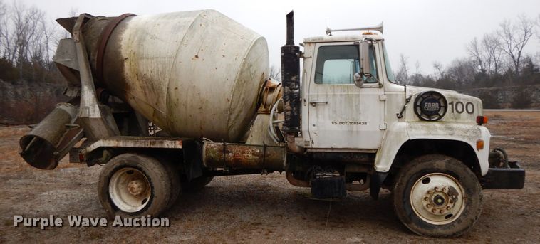 image for item HP9099 1985 Ford 9000  ready mix truck