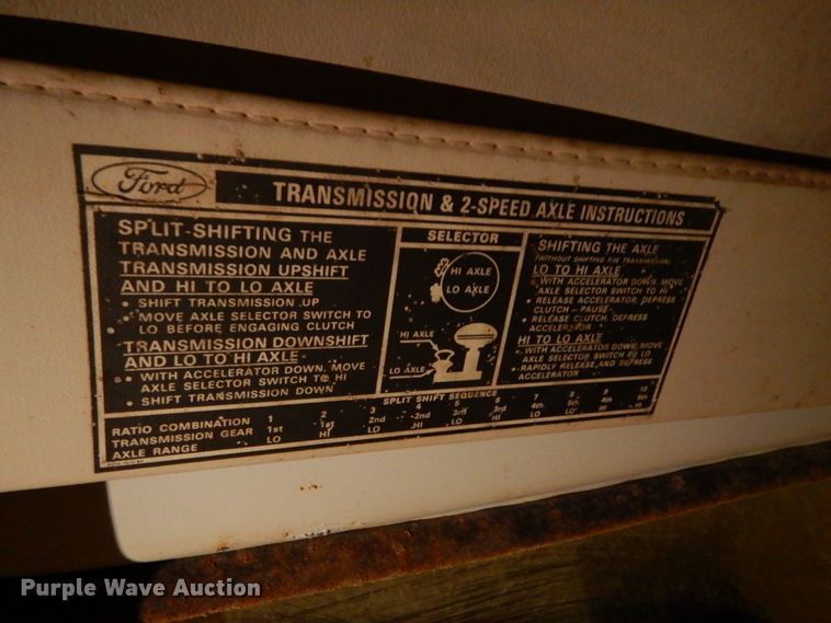 image for item HP9103 1975 Ford F700  dump flatbed truck