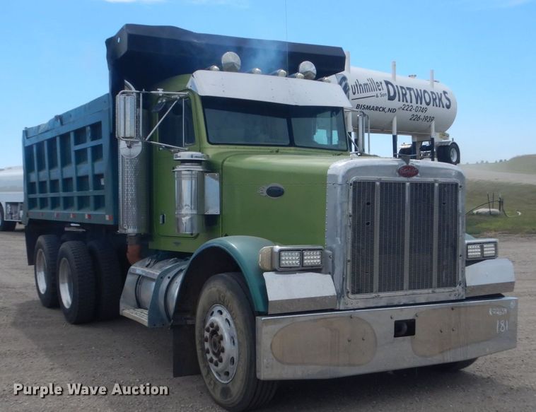 image for item HP9765 1991 Peterbilt 379  dump truck