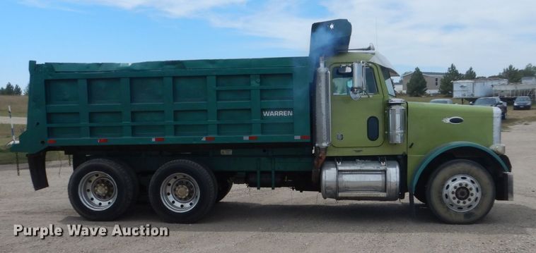 image for item HP9765 1991 Peterbilt 379  dump truck