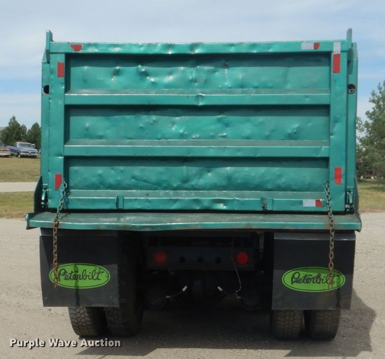 image for item HP9765 1991 Peterbilt 379  dump truck