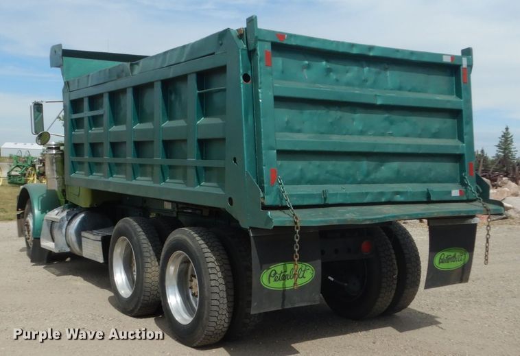 image for item HP9765 1991 Peterbilt 379  dump truck