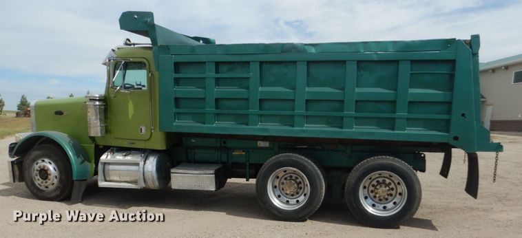 image for item HP9765 1991 Peterbilt 379  dump truck
