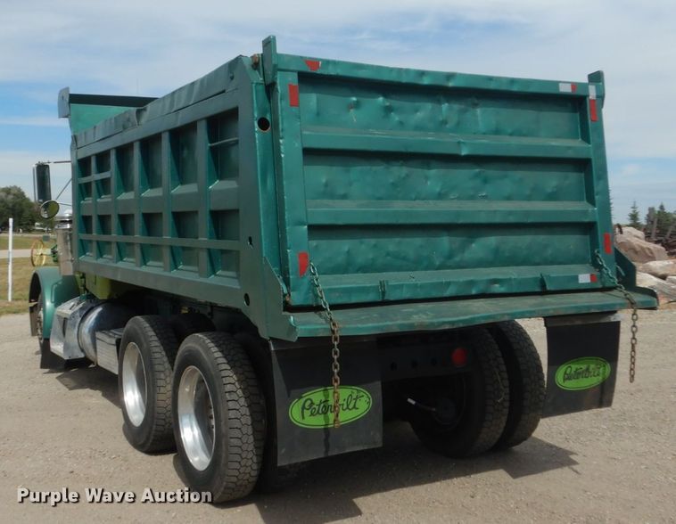 image for item HP9765 1991 Peterbilt 379  dump truck