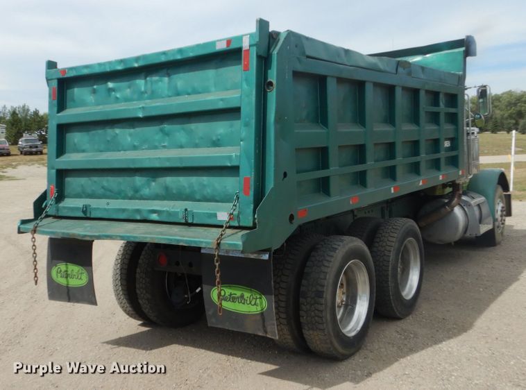 image for item HP9765 1991 Peterbilt 379  dump truck