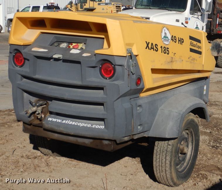 image for item HU9831 Atlas Copco XAS185JD7TTTBV  air compressor
