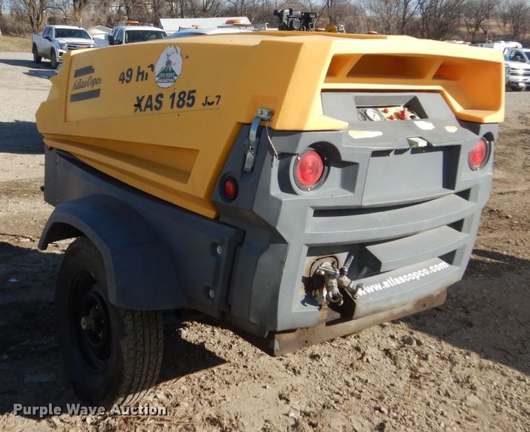 image for item HU9831 Atlas Copco XAS185JD7TTTBV  air compressor