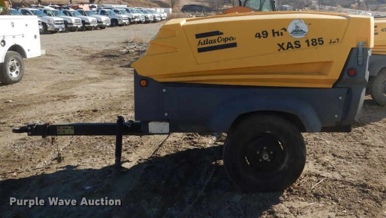 image for item HU9831 Atlas Copco XAS185JD7TTTBV  air compressor
