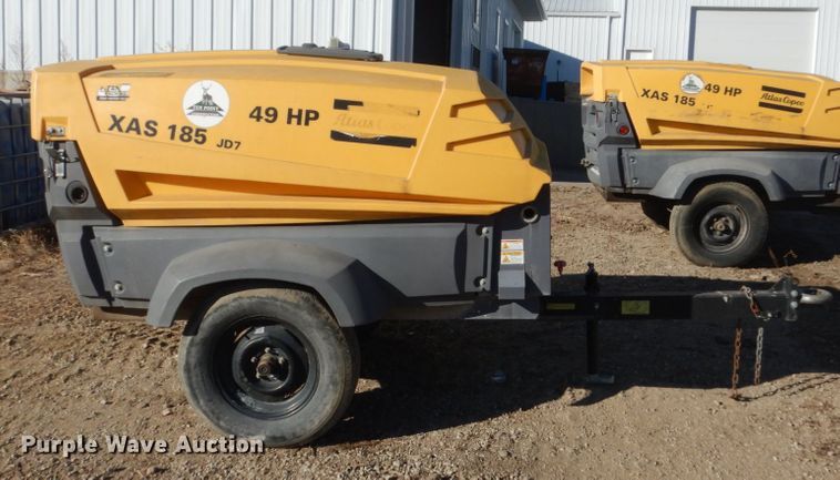 image for item HU9832 Atlas Copco XAS185JD  air compressor