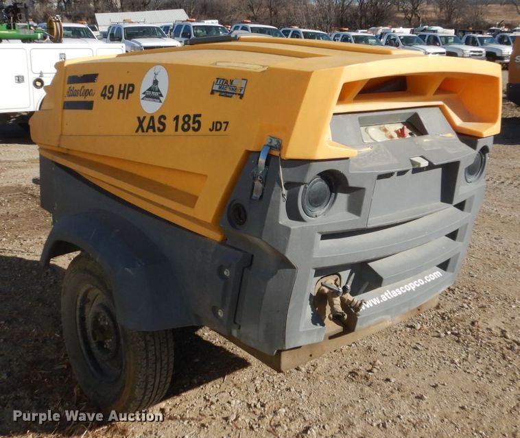 image for item HU9832 Atlas Copco XAS185JD  air compressor