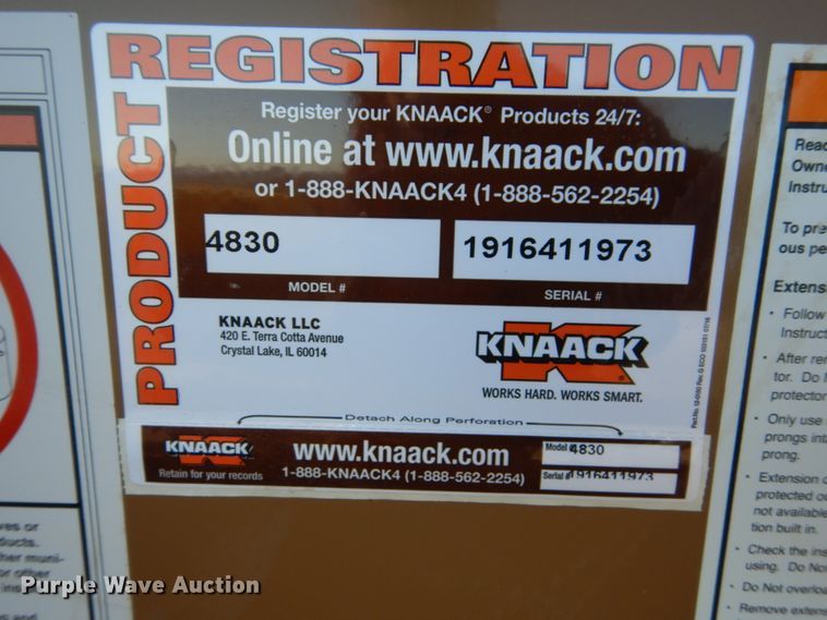image for item HU9833 Knaack 4830 toolbox