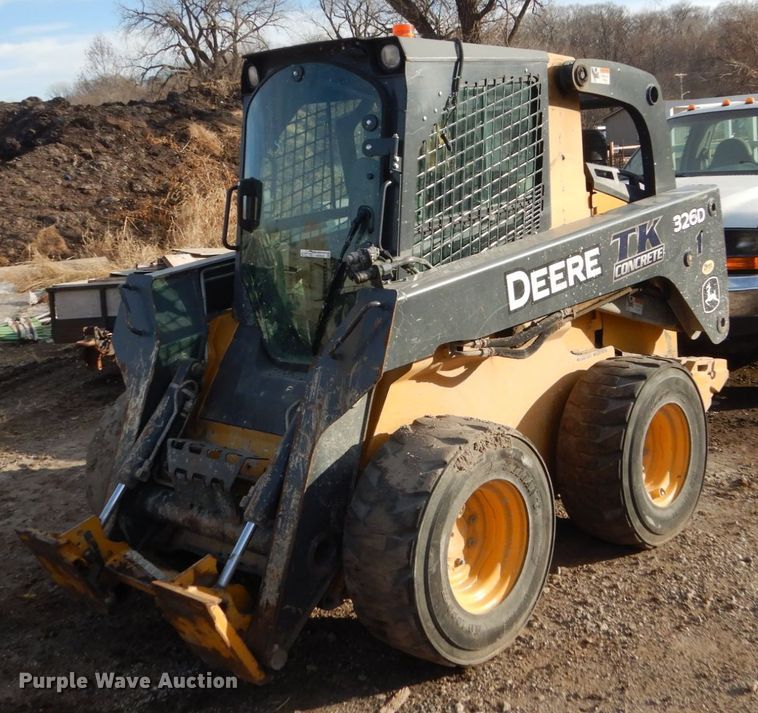 image for item HU9856 2012 John Deere 326D  skid steer loader