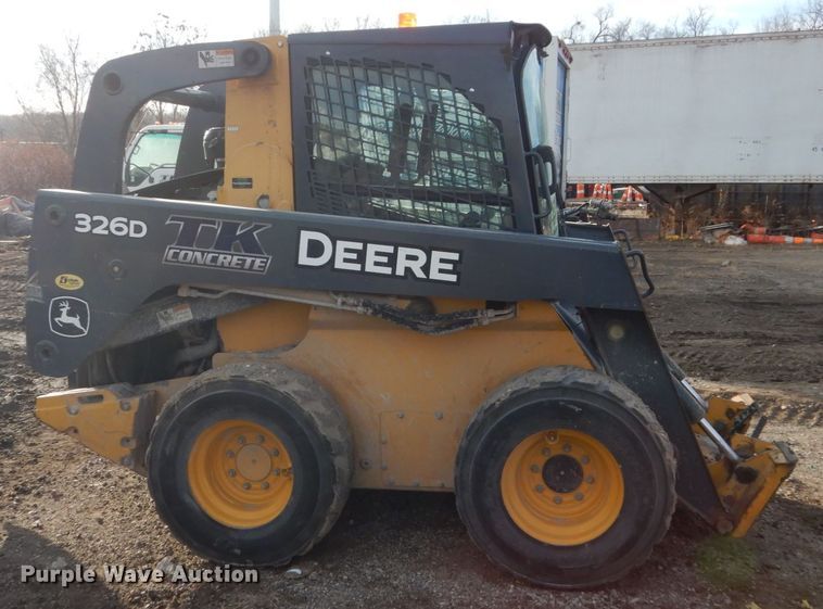 image for item HU9856 2012 John Deere 326D  skid steer loader