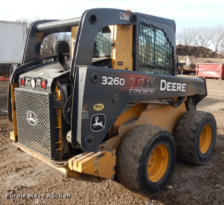 image for item HU9856 2012 John Deere 326D  skid steer loader