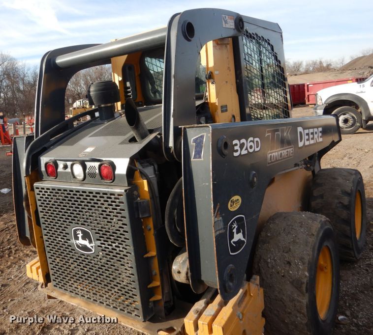 image for item HU9856 2012 John Deere 326D  skid steer loader