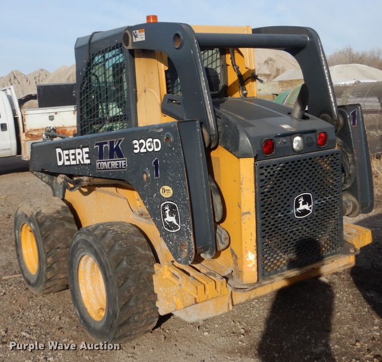 image for item HU9856 2012 John Deere 326D  skid steer loader