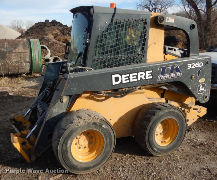 image for item HU9856 2012 John Deere 326D  skid steer loader
