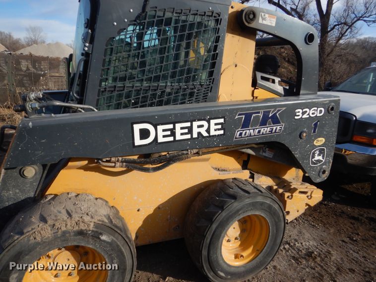 image for item HU9856 2012 John Deere 326D  skid steer loader